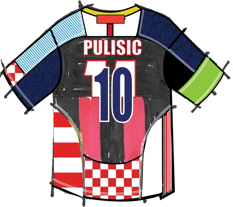 Jersey back — Christian Pulisic #10