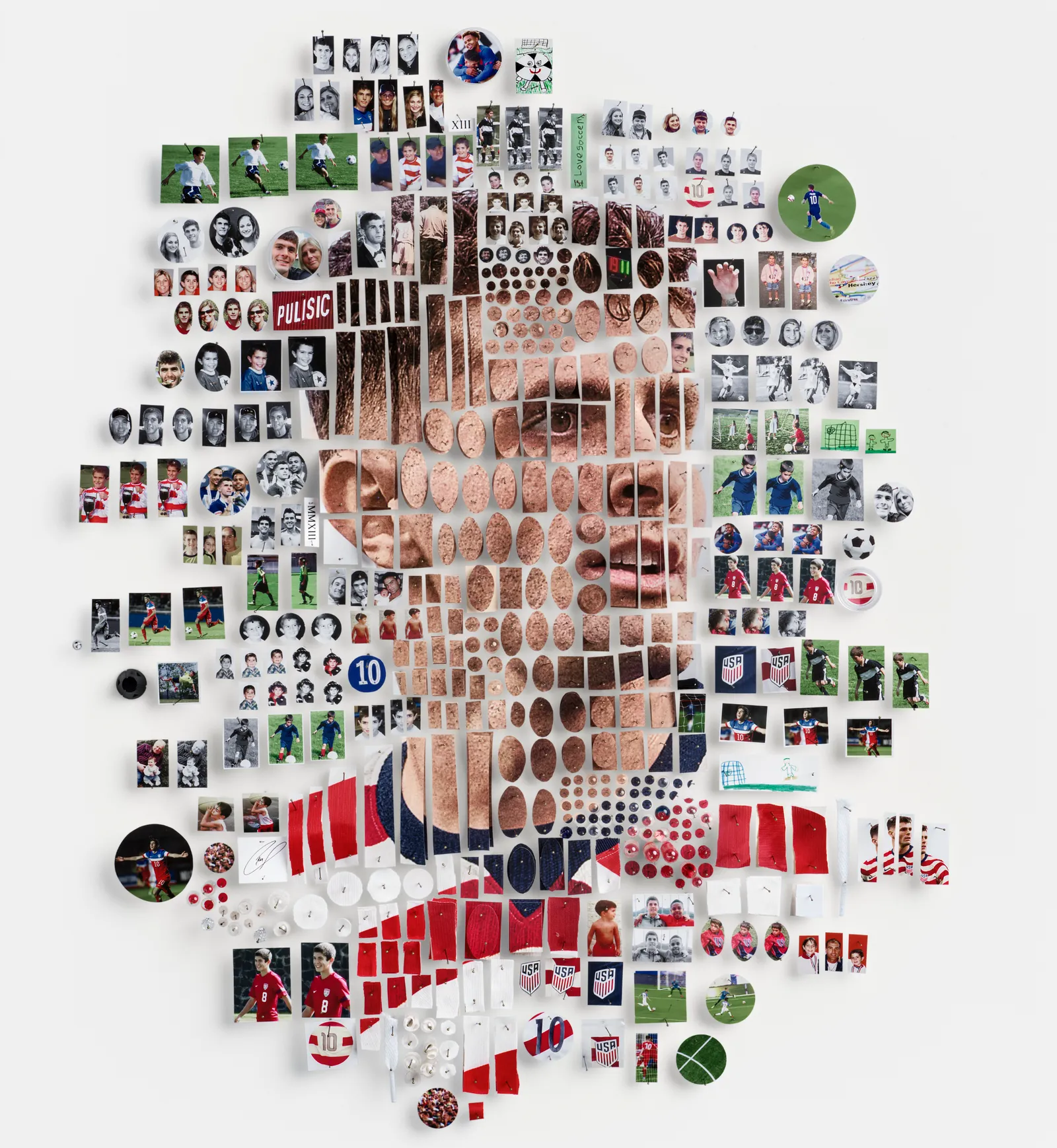Christian Pulisic mosaic