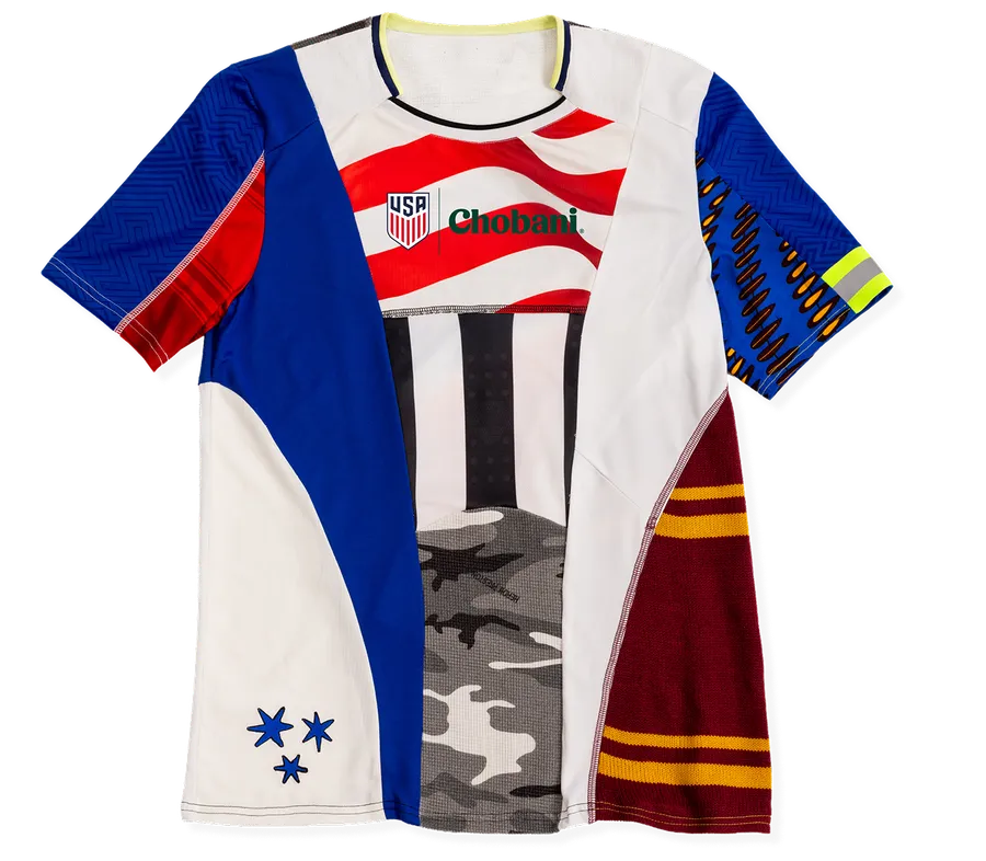Chobani × USSF jersey front — Weston McKennie